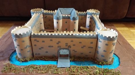 Gr. 4 Project: Medieval Castle | Castle project, Cardboard castle, Castle school