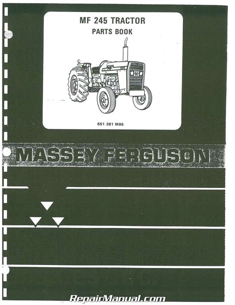 Massey Ferguson 245 Parts Manual