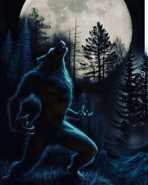 Dark Creatures, Creatures Of The Night, Mythical Creatures, Alpha Werewolf Art, Werewolf Vs ...