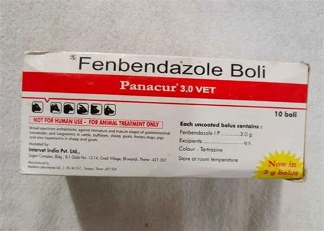 Fenbendazole Boil Tablet, Prescription, Treatment: Infections at Rs 40/stripe in Bhadra