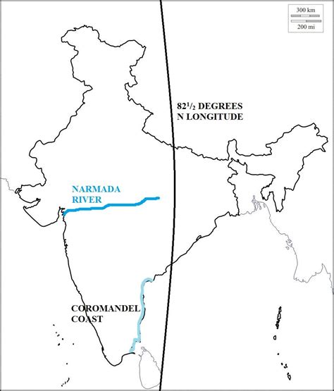 Narmada River Map Image - Fuegoder Revolucion