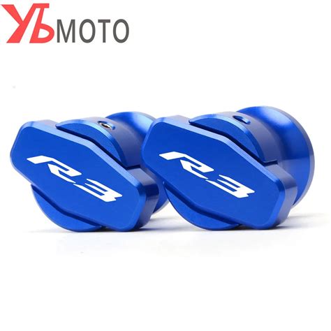 For YAMAHA R3 CNC Motorcycle Accessories Swingarm Spools Slider 6mm Swing arm Stand Screws R3 ...