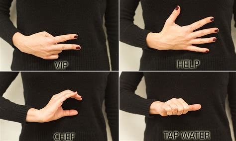 Two fingers for a VIP and a hand rub for a lifetime ban: The secret hand codes used by waiters ...