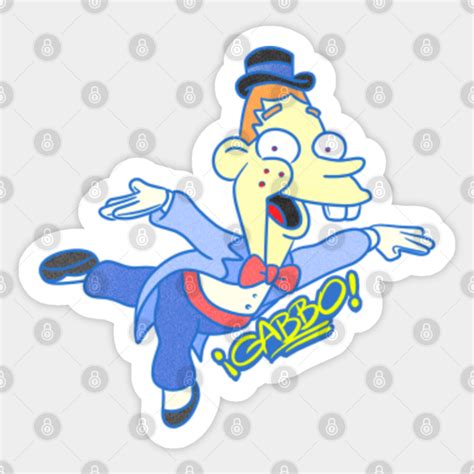 Gabbo - Simpsons - Sticker | TeePublic