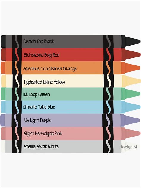 "Colors of the Lab" Sticker for Sale by Jordyn Millsap | Redbubble