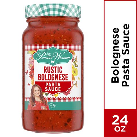 Pioneer Woman Rustic Bolognese Pasta Sauce, 24 oz Jar - Walmart.com ...