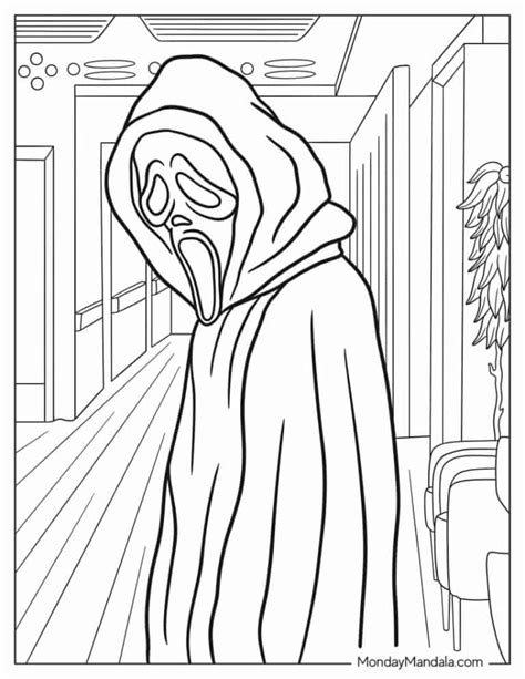 20 Horror Coloring Pages (Free PDF Printables)