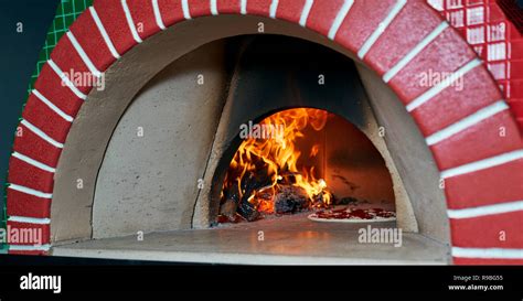 wood-fired pizza oven Stock Photo - Alamy