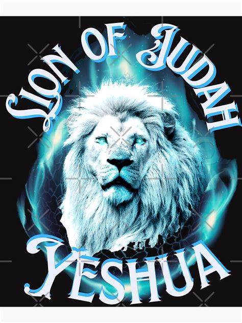 " Yeshua Messiah Lion of Judah" Poster for Sale by SwordofGod | Redbubble