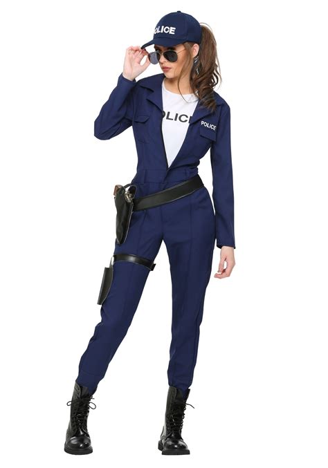 Women's Tactical Cop Jumpsuit | Police halloween costumes, Cop costume ...