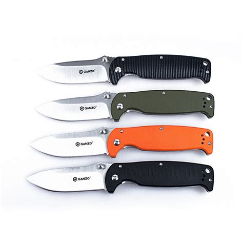 Knife Ganzo G742-1 (Black, Green, Orange) online catalog ganzoknife.com, description of Knife ...