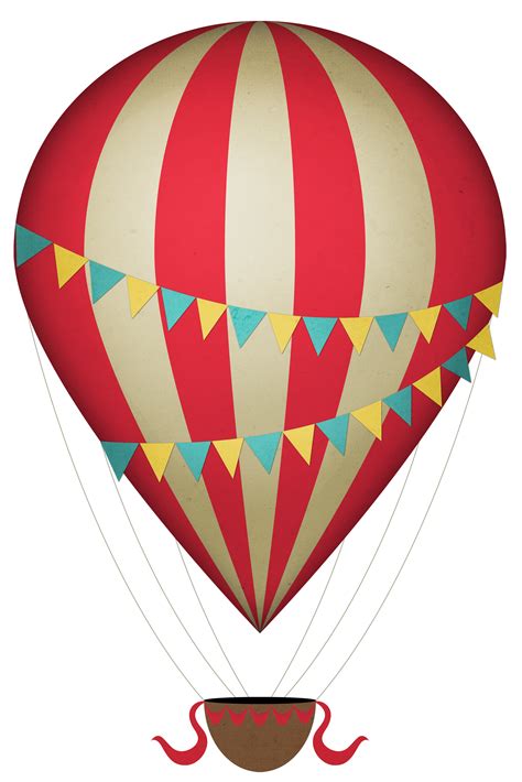 vintage%20hot%20air%20balloon%20clipart Fire Balloon, Balloon Box, Balloon Rides, Birthday ...