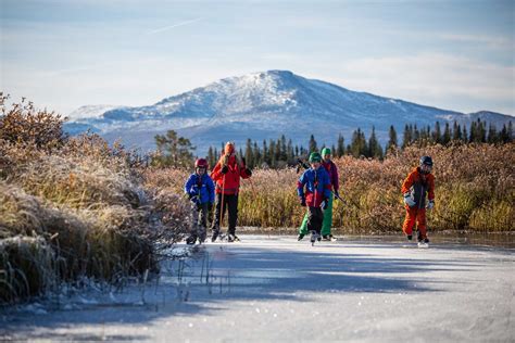 Outdoor Ice Skating on Natural Ice in Sweden | Adventure Sweden