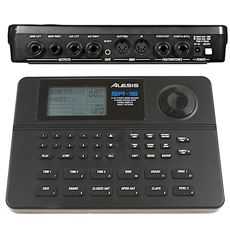 Amazon.com: Alesis SR16 | Classic 24-bit Stereo Electronic Drum Machine ...