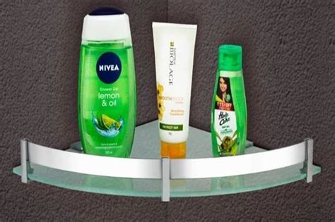 Bathroom Corner Glass Shelves at Rs 450/piece in Rajkot | ID: 22499695662