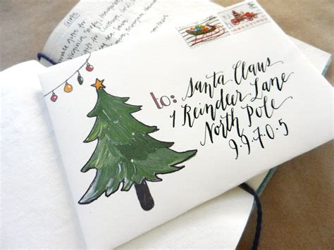 Holiday Mail Art Envelope Templates | The Postman's Knock