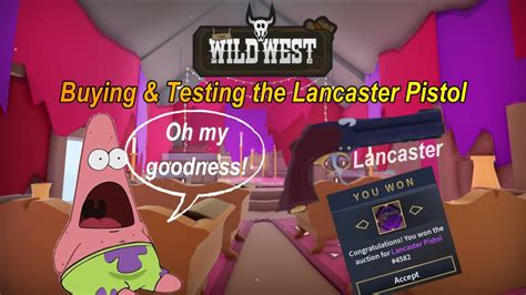 The Wild West (Roblox) : Buying & Testing the Lancaster Pistol - YouTube