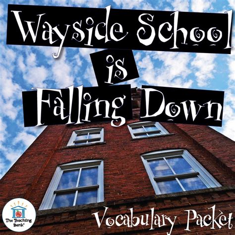 Wayside School is Falling Down Vocabulary Packet in 2022 | Novel ...