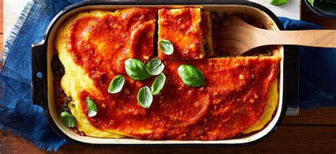 Polenta Lasagna with Mushrooms and Kale | Recipe | Polenta recipes vegan, Recipes, Polenta lasagna