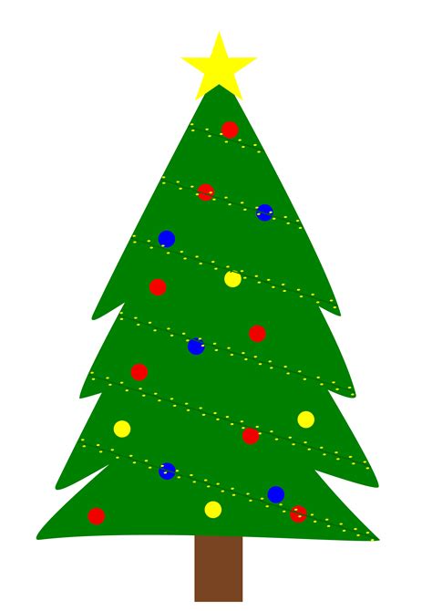 Christmas Tree Outline Clipart | Free download on ClipArtMag