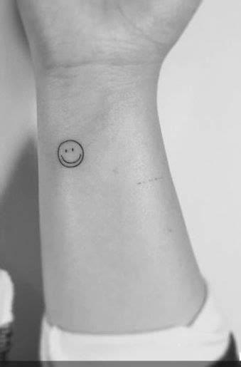 smiley face tattoo small - Whizz-Bang Blogger Photos