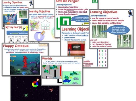 Scratch Projects - a listing of all my projects | Teaching Resources