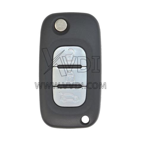 Renault Fluence 3 Buttons Flip Remote Key Cover