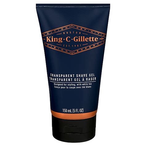 King C Gillette Transparent Shave Gel 5 fl oz | Tony's