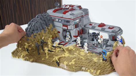 I made a timelapse of my latest Lego Star Wars MOC - Clone Base on ...