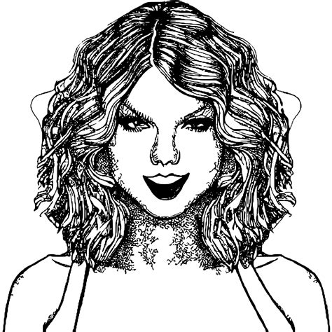 Drawing Taylor Swift 11 Taylor Swift Coloring Pages T - vrogue.co