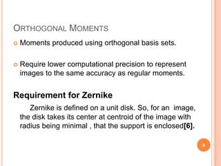 zernike moments for image classification | PPT