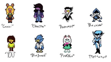 I asked my other brother the names of deltarune characters : r/Deltarune