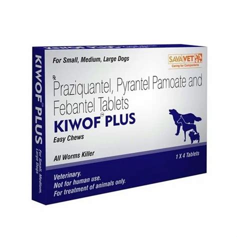 Kiwof Plus(Praziquantel) Tablets for Dogs at Rs 500/stripe | Biltricide ...