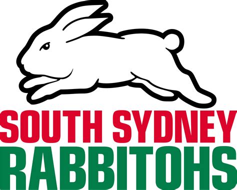 Rabbitohs Logo 2021 - 9 Person Version Sydney Rabbitohs White Rugby Shirt-South ...