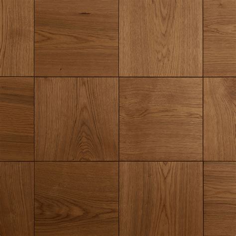 Oak decorative panel - SQUARE - FORM AT WOOD - plywood / American walnut / walnut