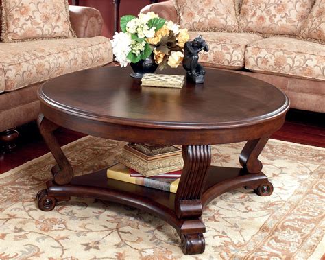 The 30 Best Collection of Round Carved Wood Coffee Tables