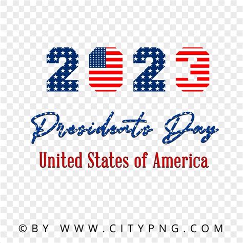 HD PNG 2023 Presidents Day United States Logo Design | Citypng