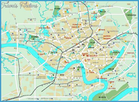 Nanning Map - TravelsFinders.Com