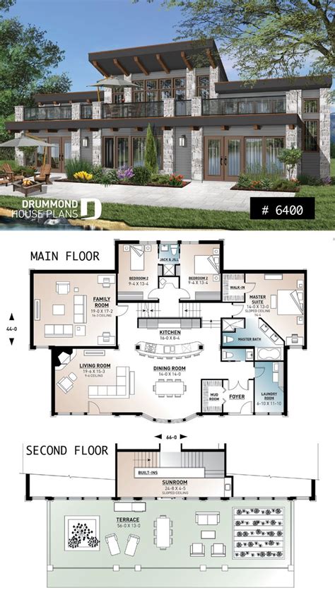 3 bedroom, oceanfront home design, large second floor deck, open floor plan #ch... | House plans ...