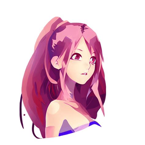 Anime Girl Portrait · Creative Fabrica