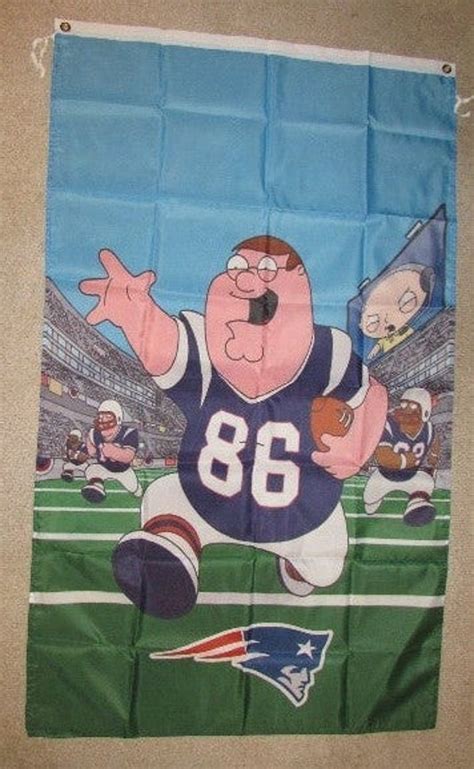 Very Cool Family Guy Peter Griffin Patriots 3x5 Feet Flag Banner for your Man Cave, Bar, Garage ...