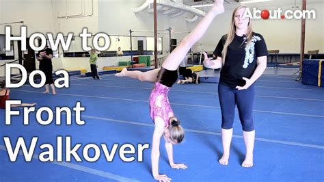 How to Do a Front Walkover Video | Cheer Stuff | Pinterest | Cheer, Cheer stuff and Gymnasts