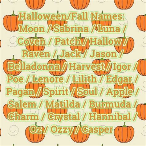 Cool Halloween Names 2022 – Get Halloween 2022 News Update