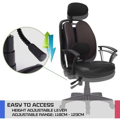 Ergonomic Office Chair Ergonomic SUPERB Grey - Bunnings Australia