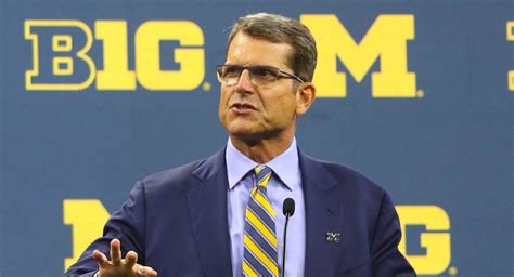 Jim Harbaugh and Players Talk Claims Michigan Ducked Ohio State, Long ...