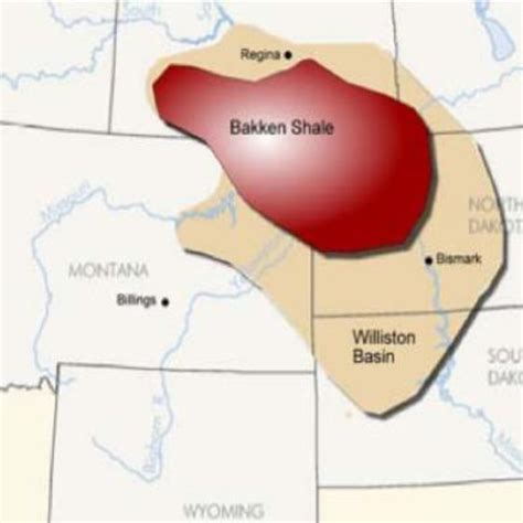 Location map of Bakken formation (Clark, 2009). | Download Scientific ...