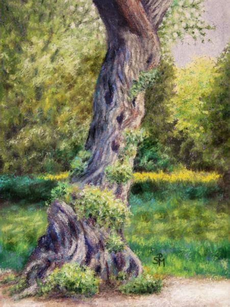 Tree in oil pastel | Arts & Culture | Pinterest