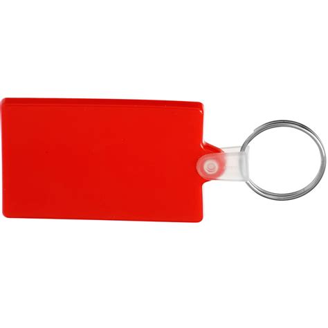 Personalized Rectangle Soft Keychains | KEY117 - DiscountMugs