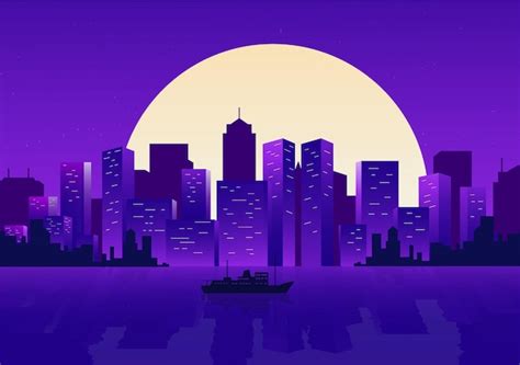 Sky city purple Vectors & Illustrations for Free Download | Freepik