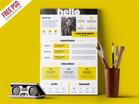 Creative Cv Psd Template – pulp